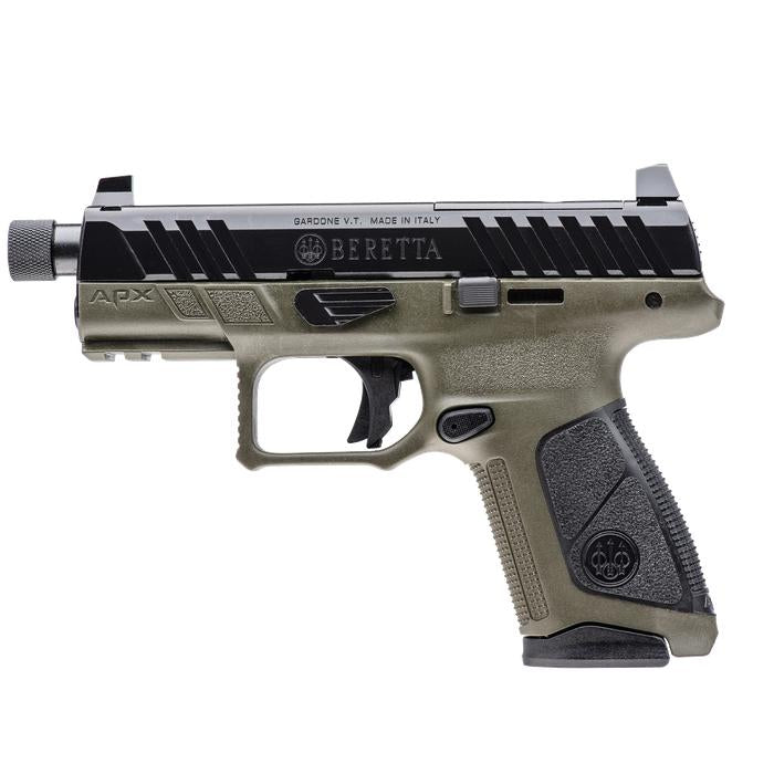 Beretta APX-A1 9mm Cmpct Tactical 9mm ODG 1-15rd 2-17Rd