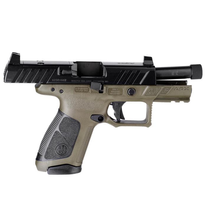 Beretta APX-A1 9mm Cmpct Tactical 9mm ODG 1-15rd 2-17Rd