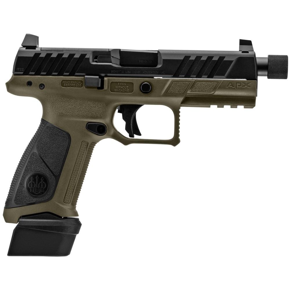 Beretta APX 9mm A1 Full Size Tactical 2-21rd Mag