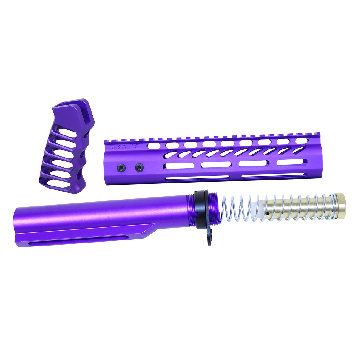 AR-15 9″ Pistol Brace Build Kit With Milspec Buffer Tube