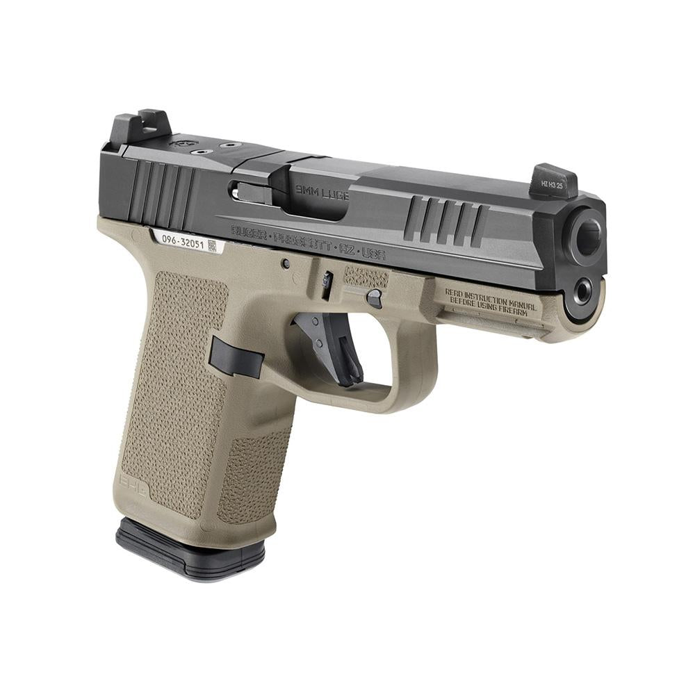 Ruger RXM 9mm 15Rd 4In FDE Poly Frame Frnt NS