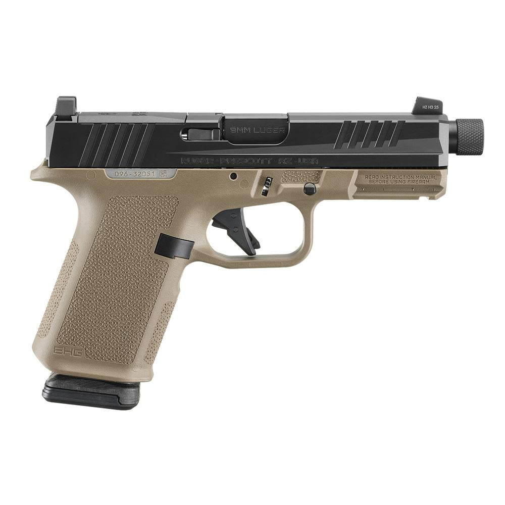 Ruger RXM 9mm 15Rd 4.5In TB FDE Poly Frame Frnt NS