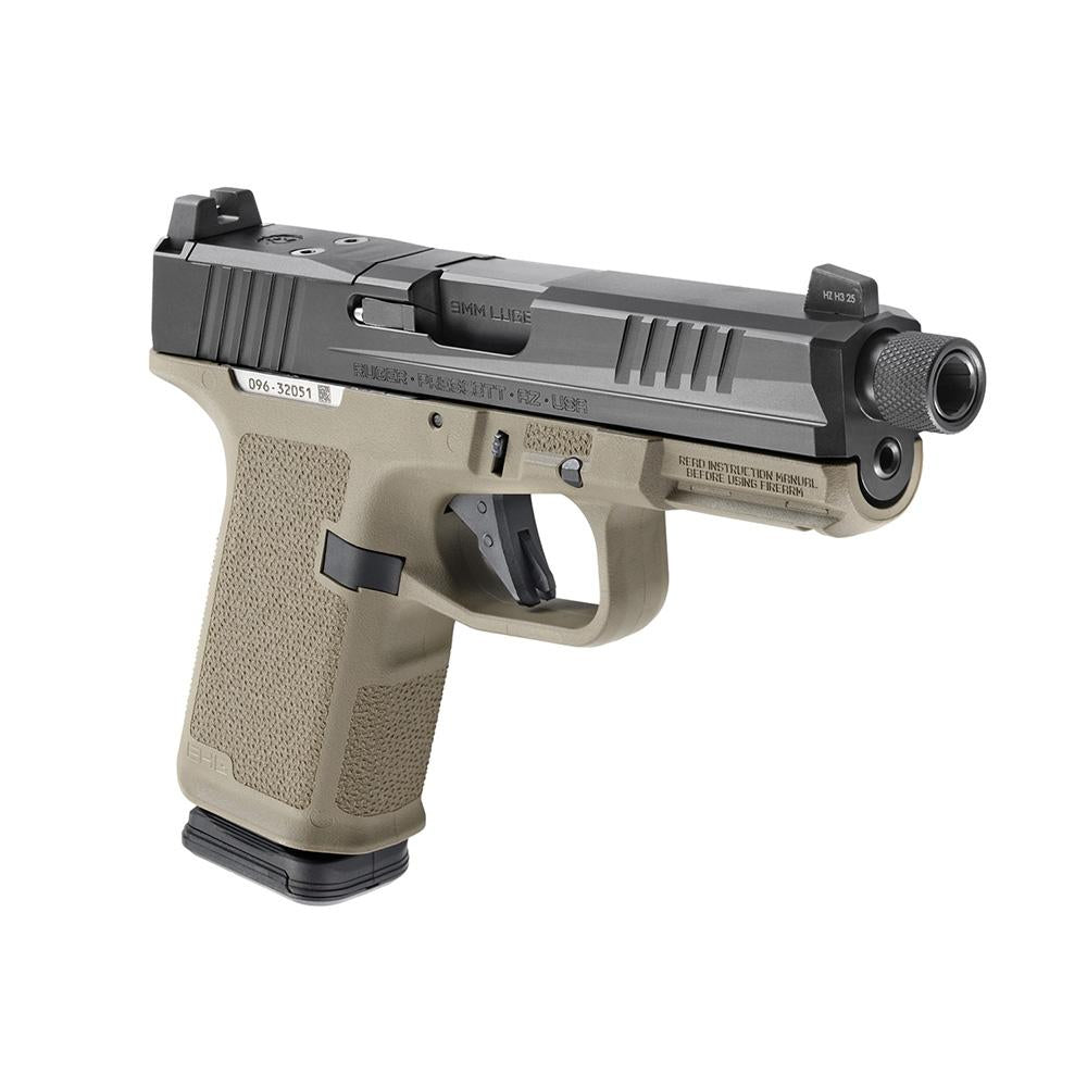 Ruger RXM 9mm 15Rd 4.5In TB FDE Poly Frame Frnt NS