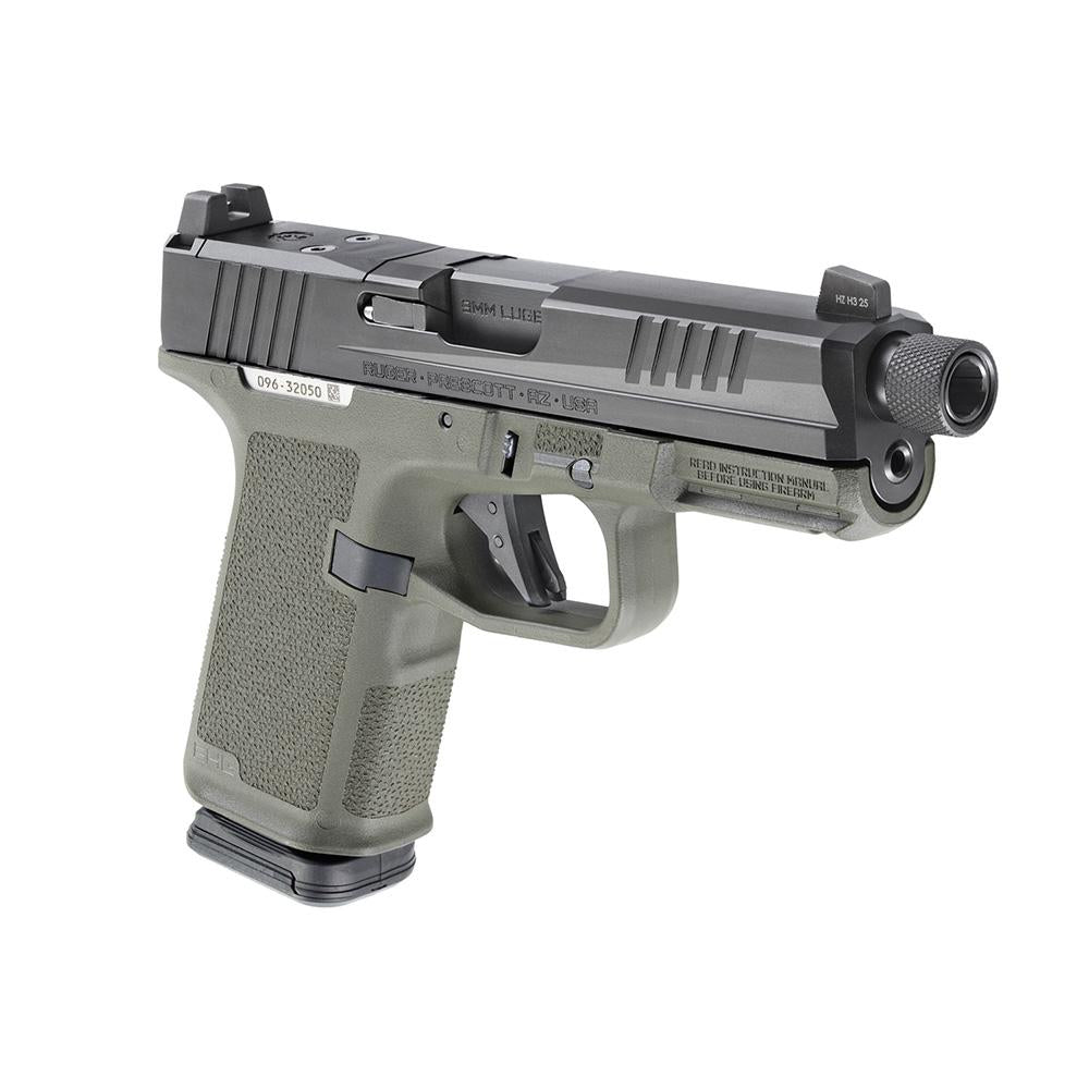 Ruger RXM 9mm 15Rd 4.5In TB ODG Poly Frame Frnt NS