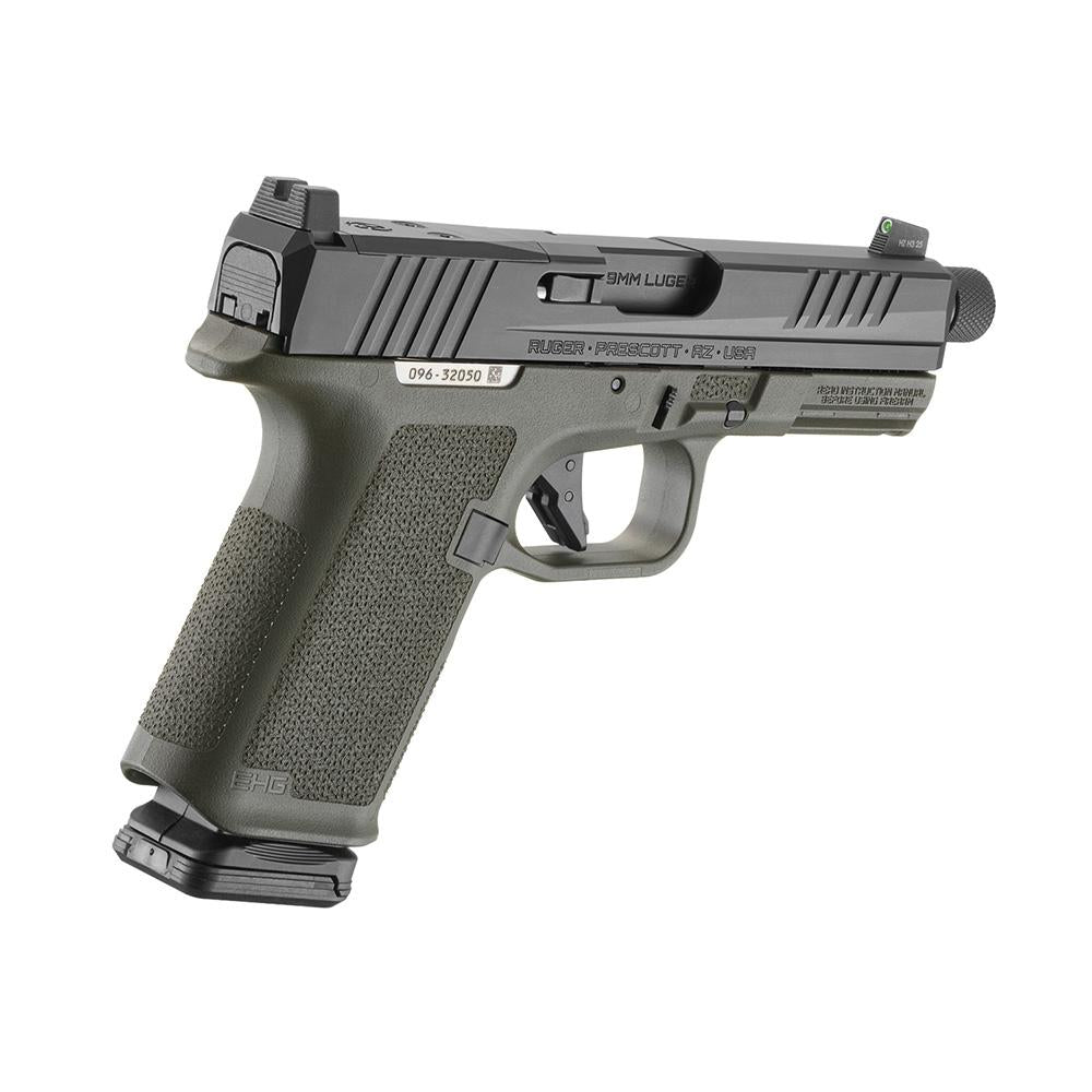 Ruger RXM 9mm 15Rd 4.5In TB ODG Poly Frame Frnt NS