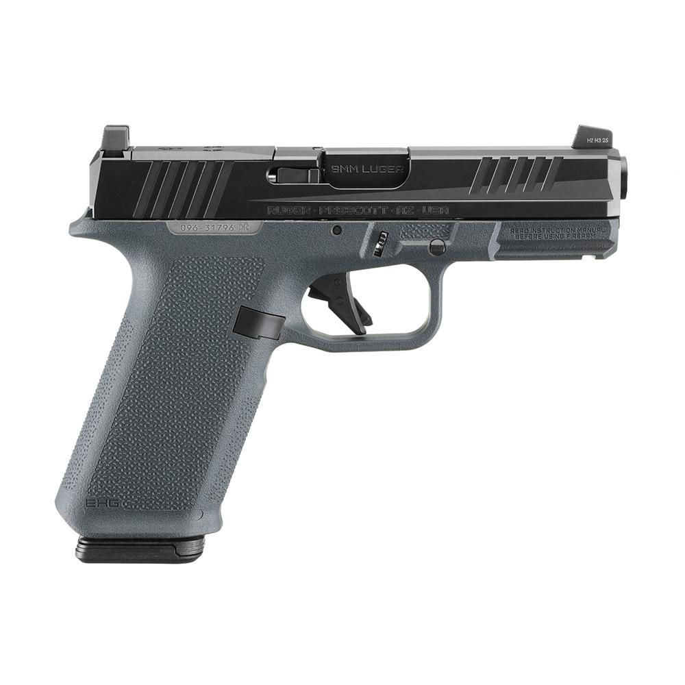 Ruger RXM 9mm 17RD 4'' Bbl Grey Poly Frame Trit NS OR