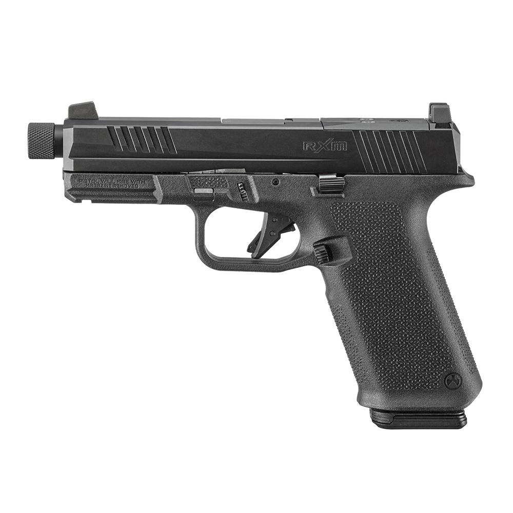 Ruger RXM 9mm 17RD 4.5'' Thrd Bbl BLK Poly Frame Trit NS OR