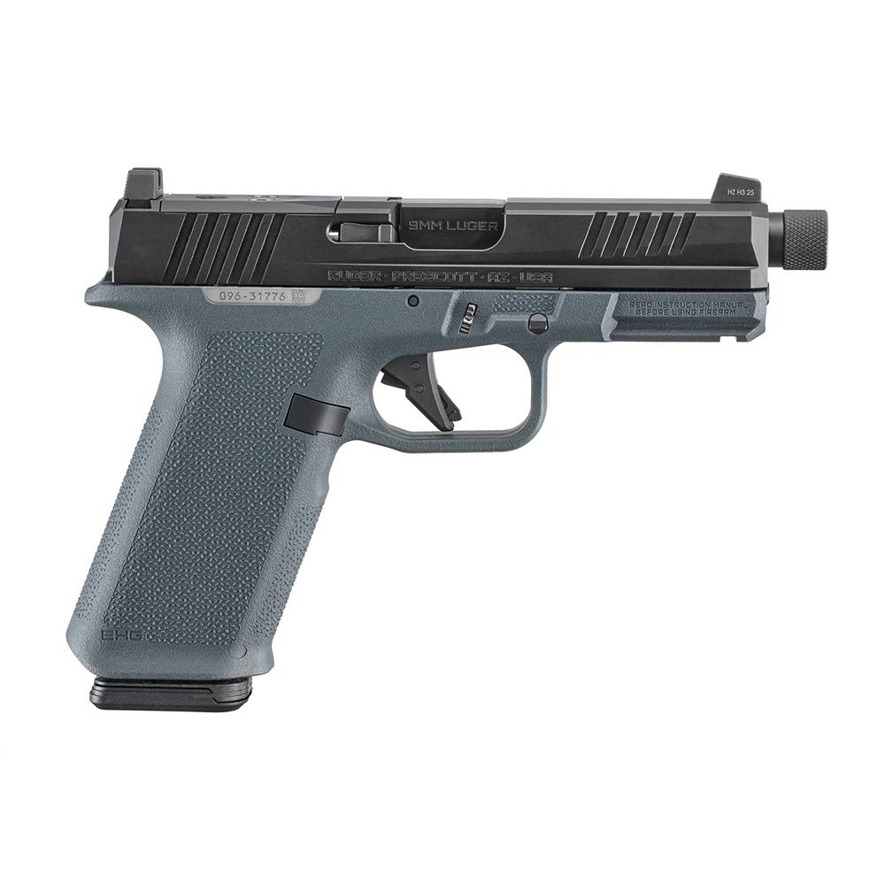 Ruger RXM 9mm 17RD 4.5'' Thrd Bbl Grey Poly Frame Trit NS OR