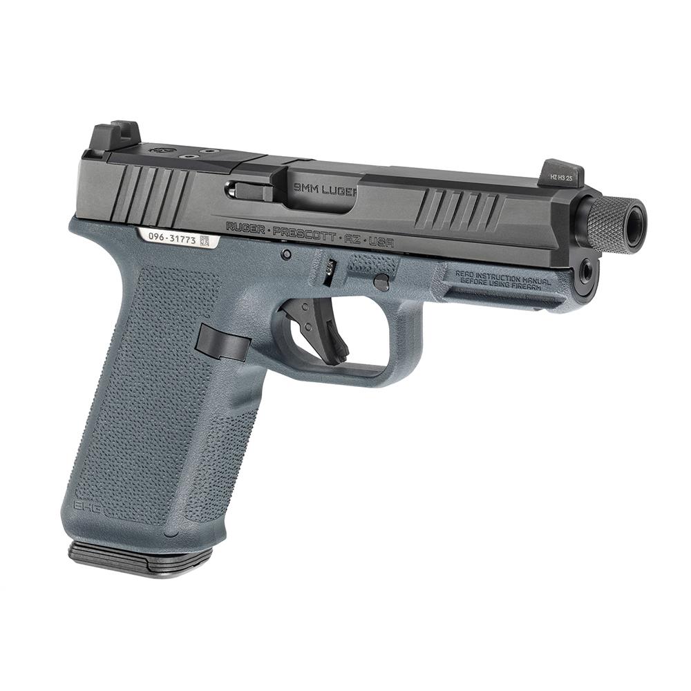 Ruger RXM 9mm 17RD 4.5'' Thrd Bbl Grey Poly Frame Trit NS OR