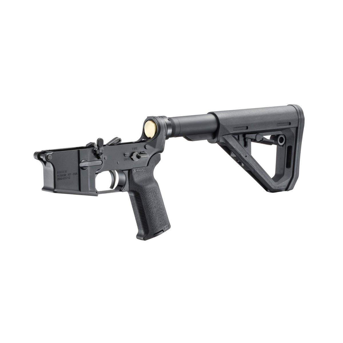 Ruger Complete AR Lower Black Alum Magpul DT Stk MOE K2 Grp