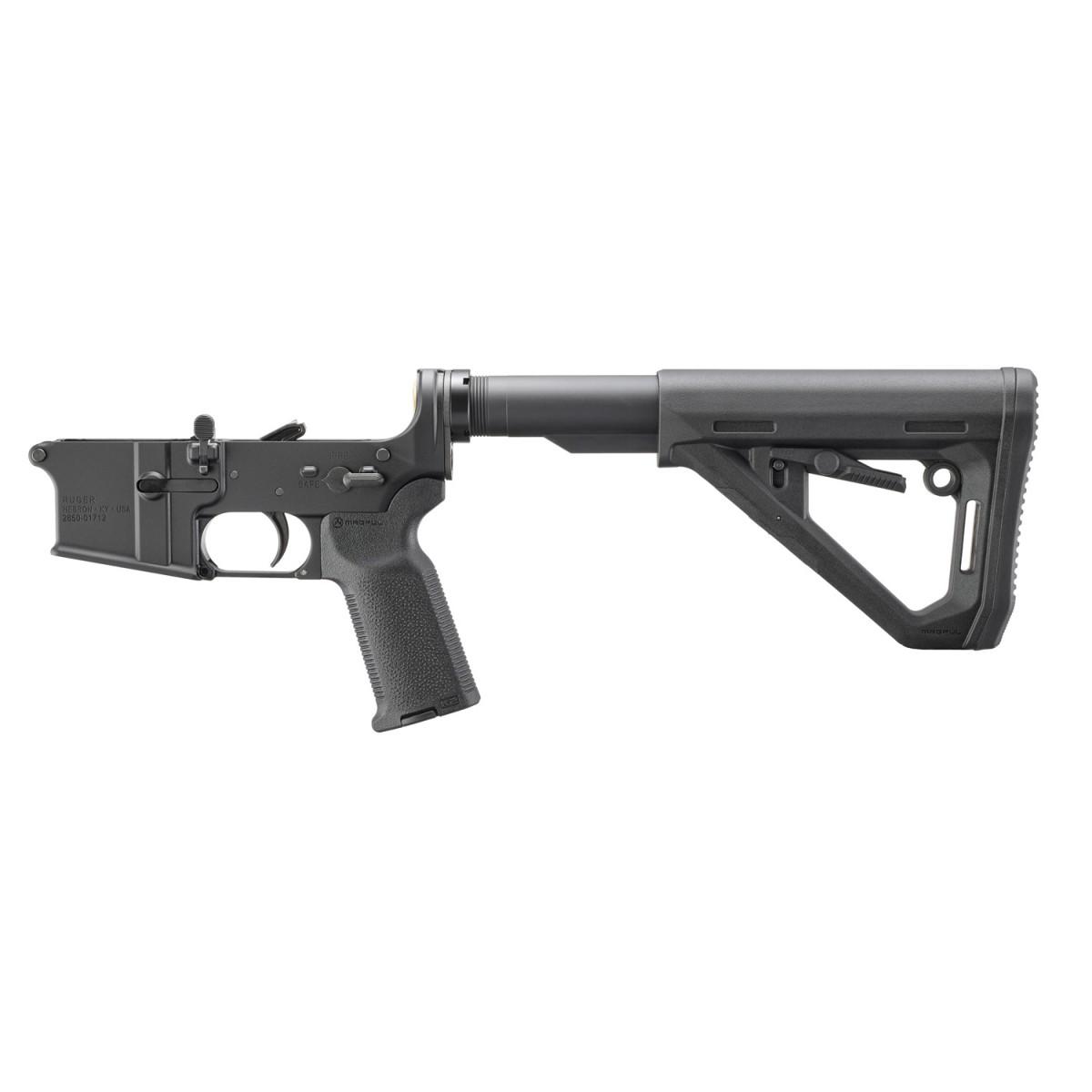 Ruger Complete AR Lower Black Alum Magpul DT Stk MOE K2 Grp
