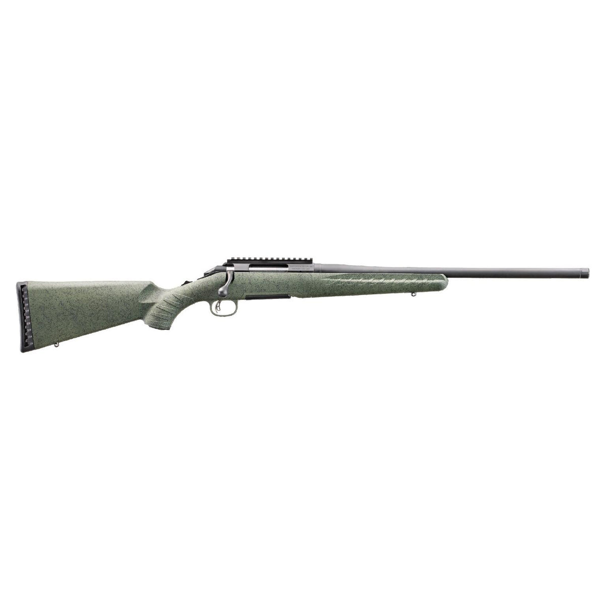 Glenfield Model A 270Win 20In 4Rd MBlk Moss Grn Syn Stk Pic Base