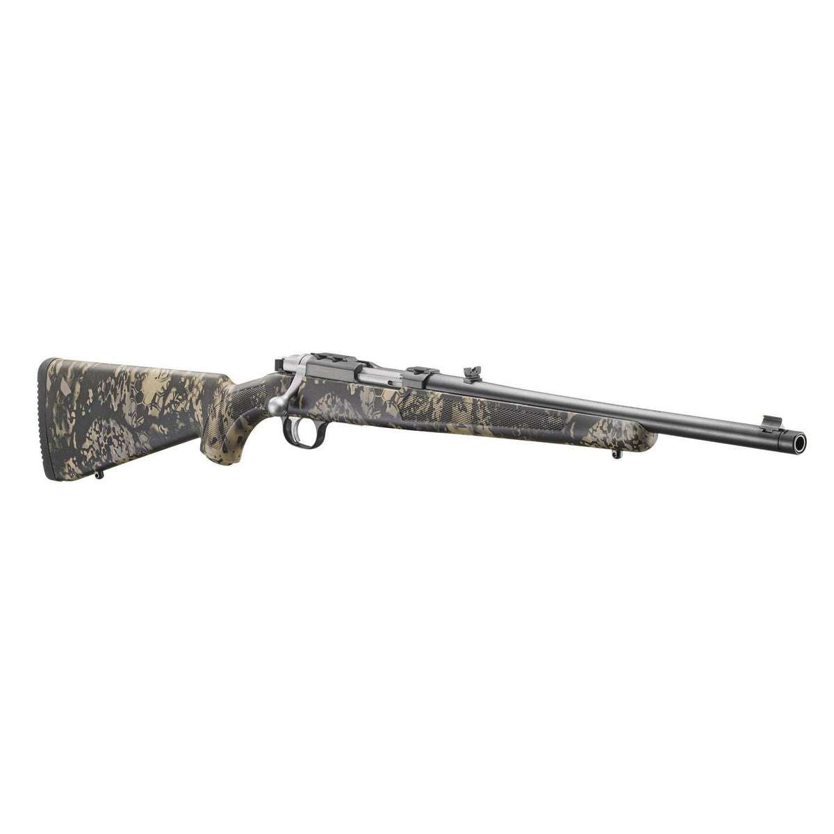 Ruger 77/44 44 Rem Mag Alloy Blued Steel w/Camo Pattern Stock 16.6'' 4RNDS