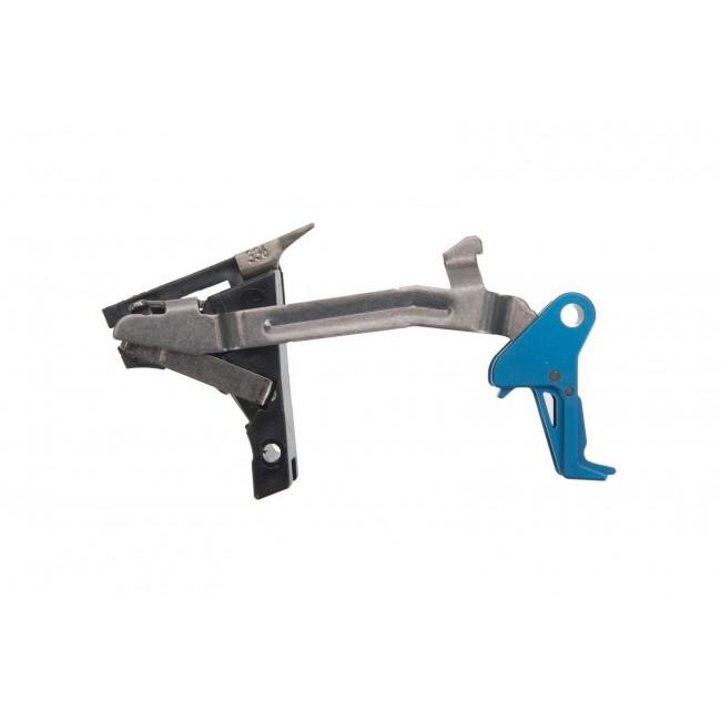 GLOCK TRIGGER KIT, FLAT TRIGGER, TRIGGER ASSY, GEN 4 9MM BLUE