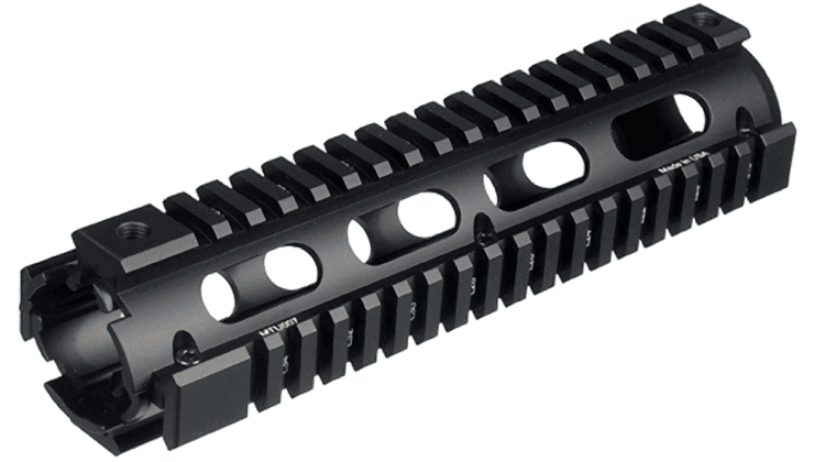 Open Box Return-UTG Pro Drop-In Quad Rail for AR-15 - 9" - Mid-Length