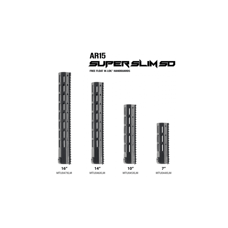 UTG PRO Suppressor Ready SD Free-Float AR-15 Handguard - 4 Lengths Available - M-LOK