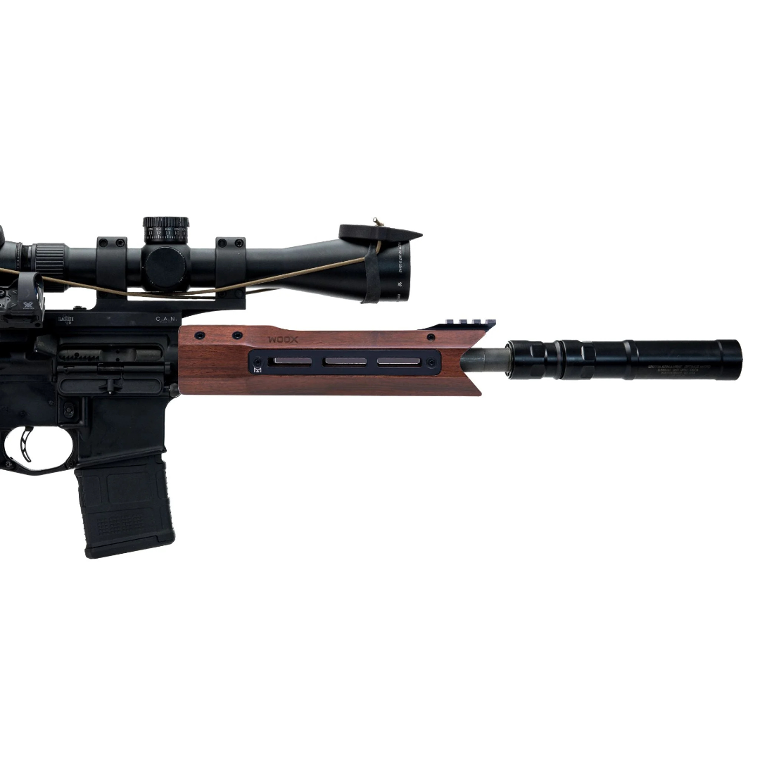WOOX Vigilante Walnut Free Float AR-15 Handguard - M-LOK - 3 Lengths Available