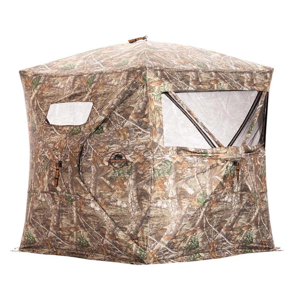 Rhino Blind R180 RTE See Through w/Double Mesh Realtree Edge 150D
