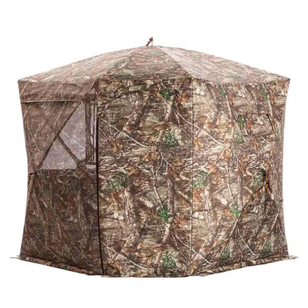 Rhino 180 Pro FD RTE- 180 See Through Blind w/ Full Size Door-Realtree Edge