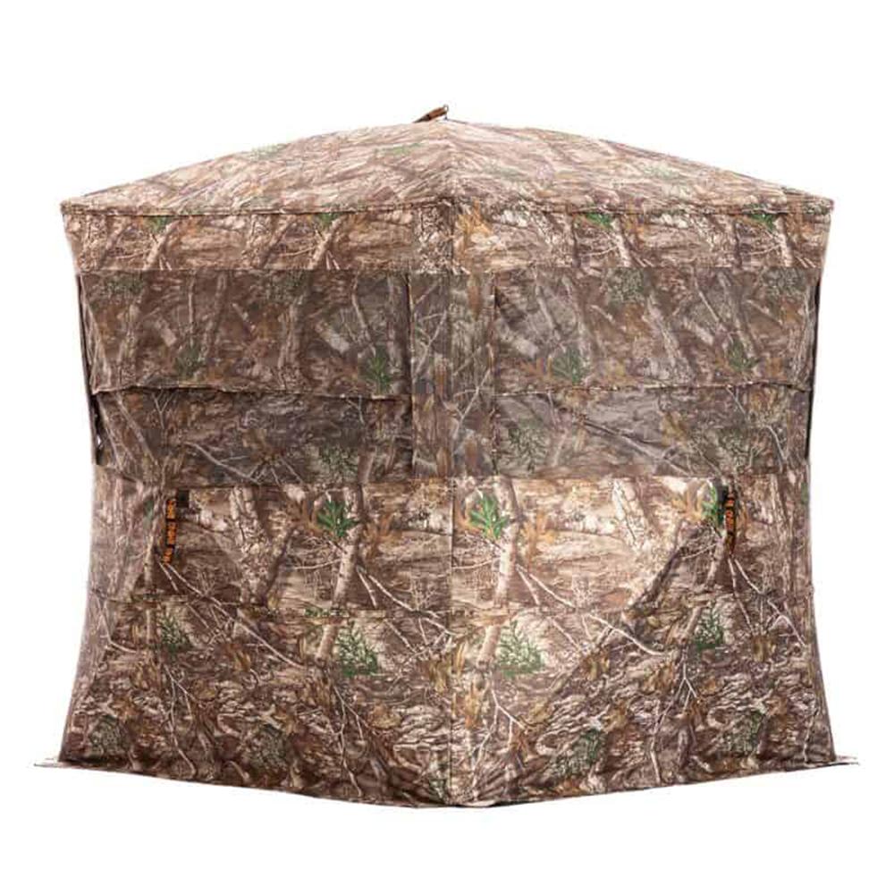 Rhino Blind RB24 RTE 3 Man | 5 Hub Most Durable Fabric Realtree Edge 600D
