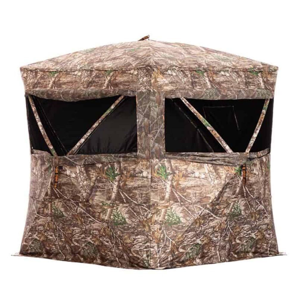 Rhino Blind RB24 RTE 3 Man | 5 Hub Most Durable Fabric Realtree Edge 600D