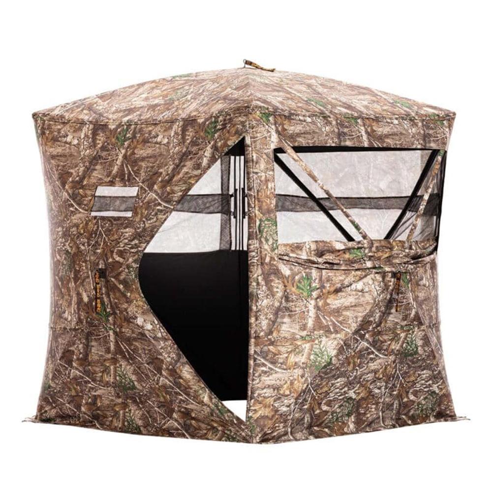 Rhino Blind RB24 RTE 3 Man | 5 Hub Most Durable Fabric Realtree Edge 600D