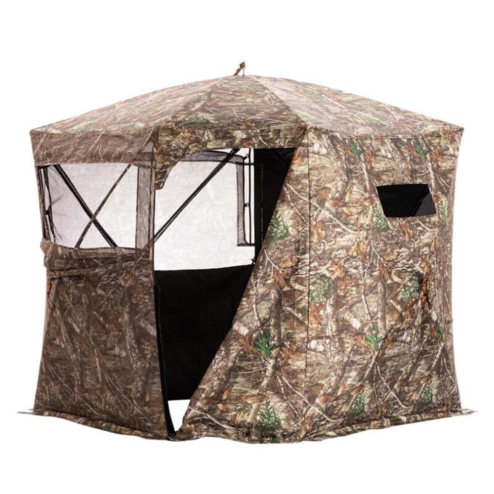 Rhino 180 Pro FD MOC-180 See Through Blind W/ Full Size Door-Mossy Oak