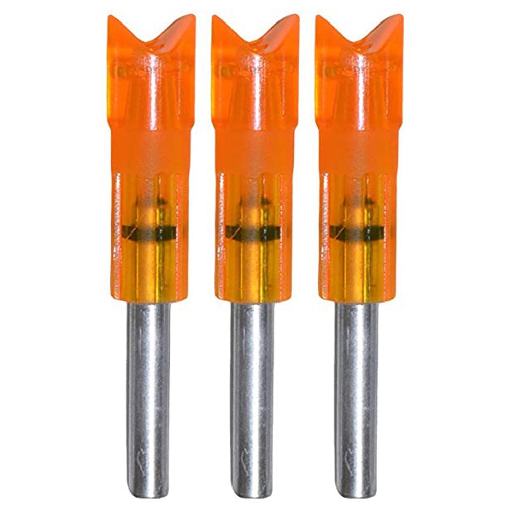 Gold Tip Crossbow Nock - Laser II & III - Moon - Flo Orange - 1dz