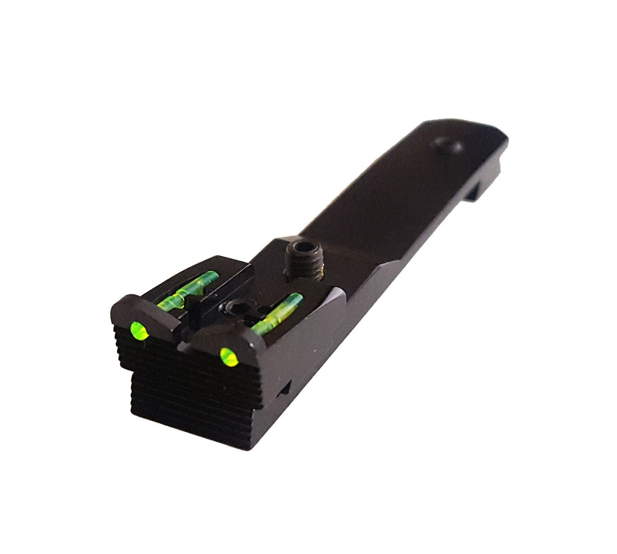 HIVIZ Green 3/8 Dovetail Rear Sight. Windage and elevation adjustable.
