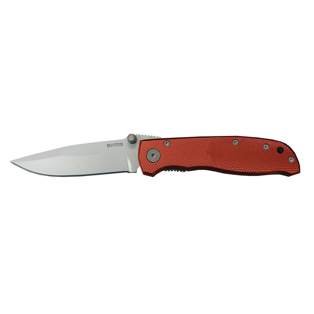 SARGE RED DIAMOND - LINER LOCK FOLDER