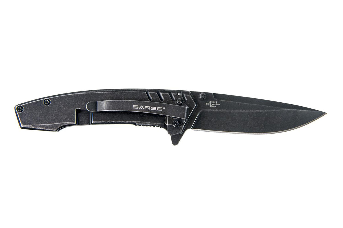 SARGE STONE - STONEWASH FRAME LOCK FOLDER