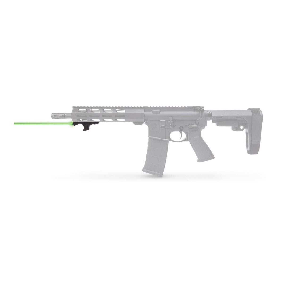 Viridian HS1 Green Laser Black w/ Picatinny Adapter