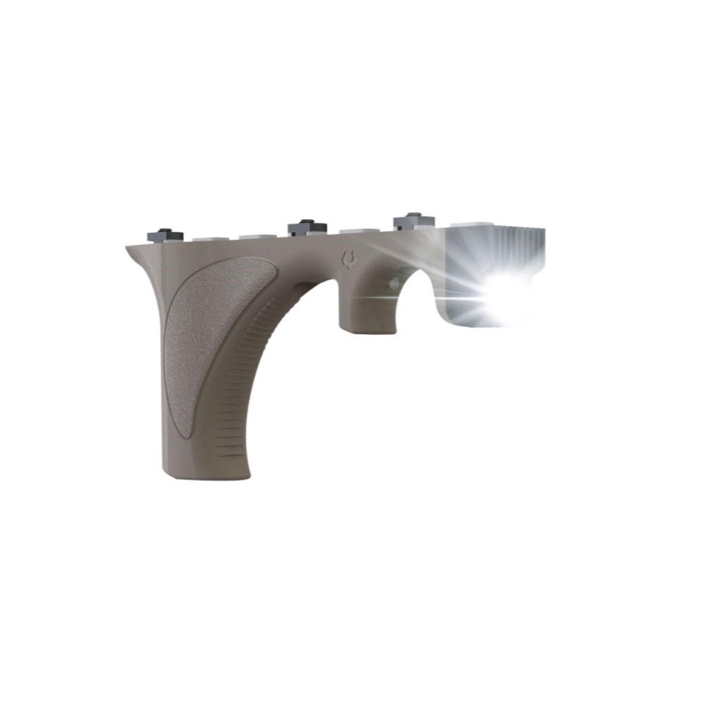 Viridian 4LUX Close Quarters Light 400 Lumen FDE Ergonomic Grip M-LOK Mnt