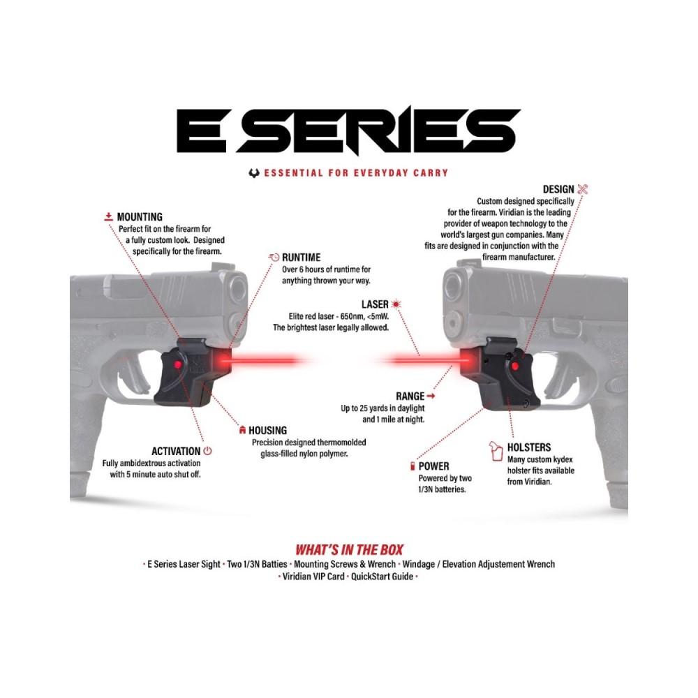 Viridian E Series Red Laser, Hellcat, FDE, Retail Box