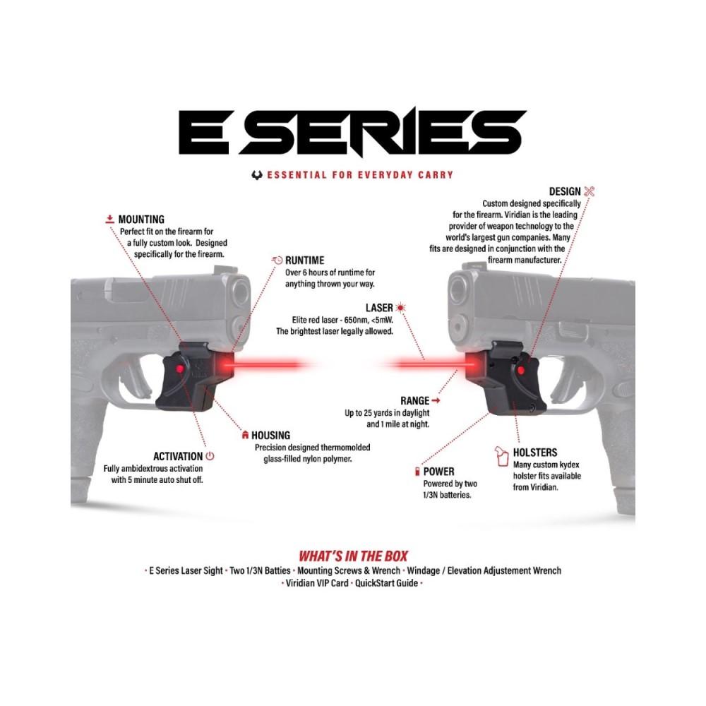 Viridian E Series Red Laser Black Taurus GX4/GX4XL w/ Kydex Holster IWB RH