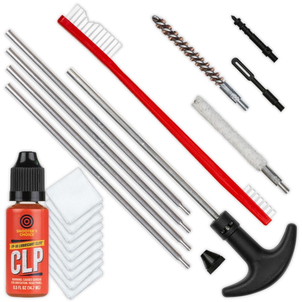 Shooters Choice .22 Cal Rifle Gun Rod Cleaning Kit (aluminum)