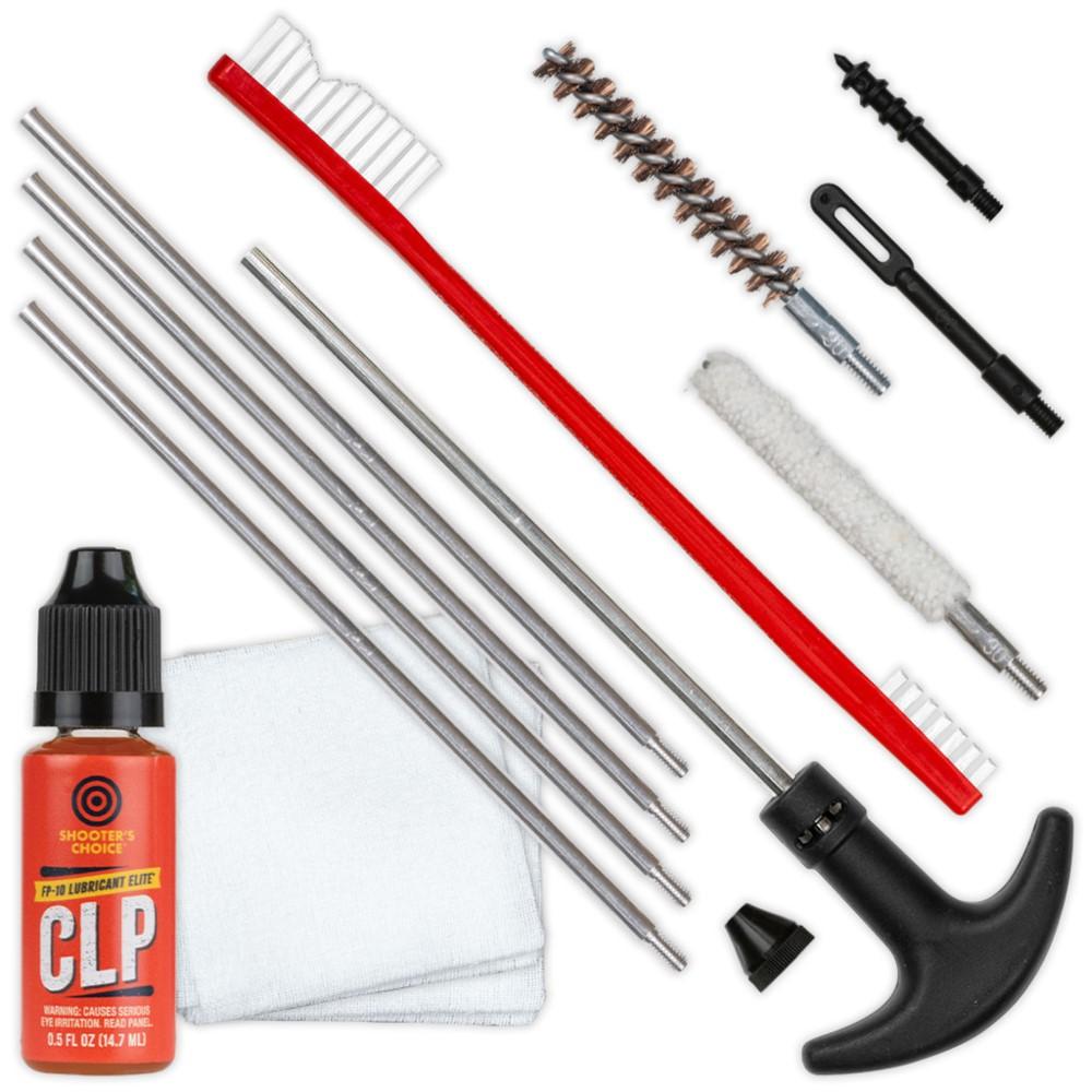 Shooters Choice .30 Cal Rifle Gun Rod Cleaning Kit (aluminum)