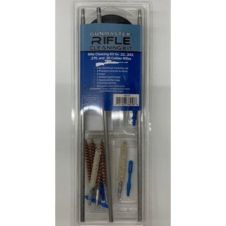 GUNMASTER 16 PC UNIVERSAL RIFLE CLEANING KIT IN RE-USABLE CLAMSHELL