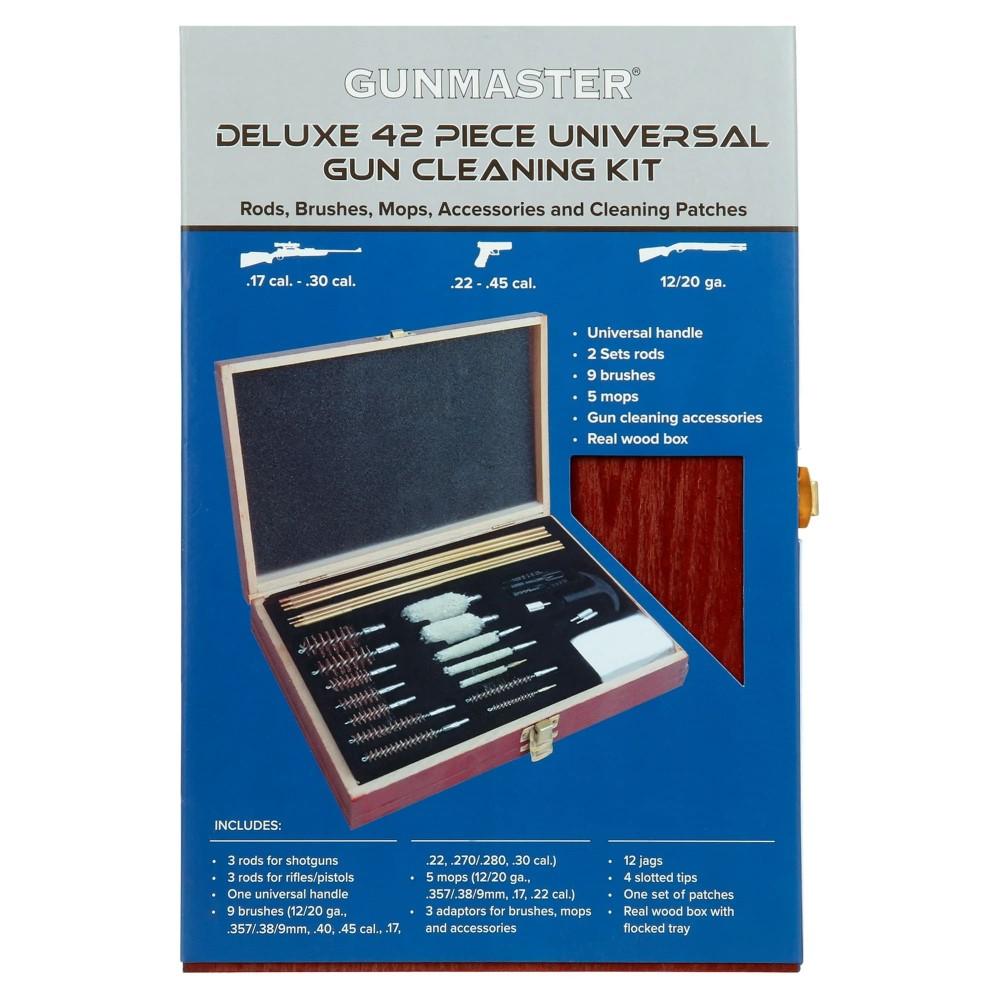 DAC Gunmaster 42pc Universal Cleaning Kit in Wood Case