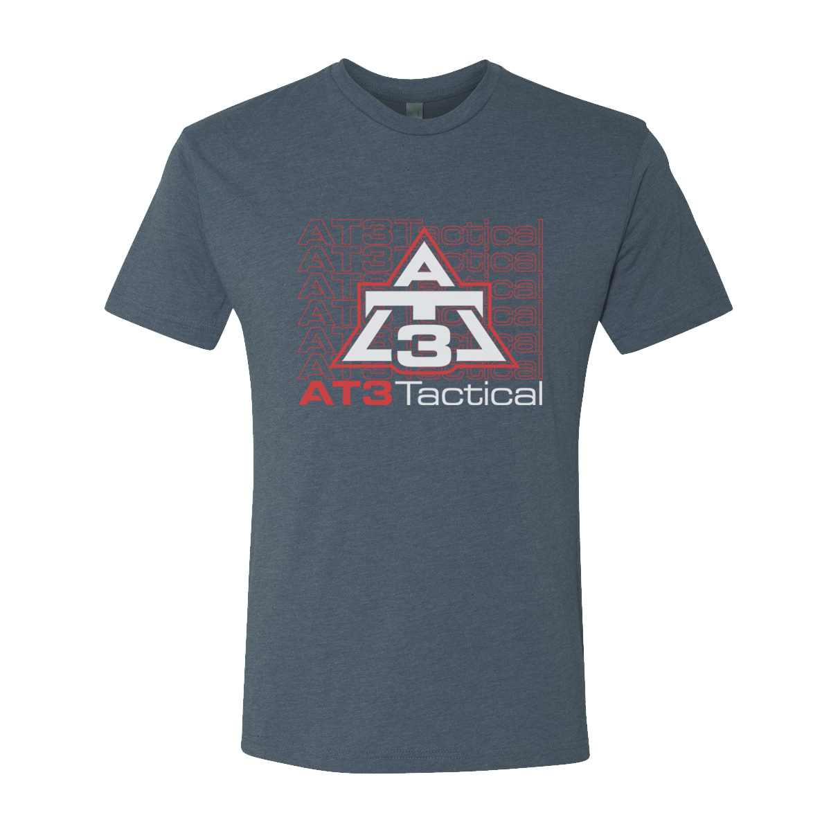 AT3 Retro Wave Logo T-Shirt - Vintage Navy