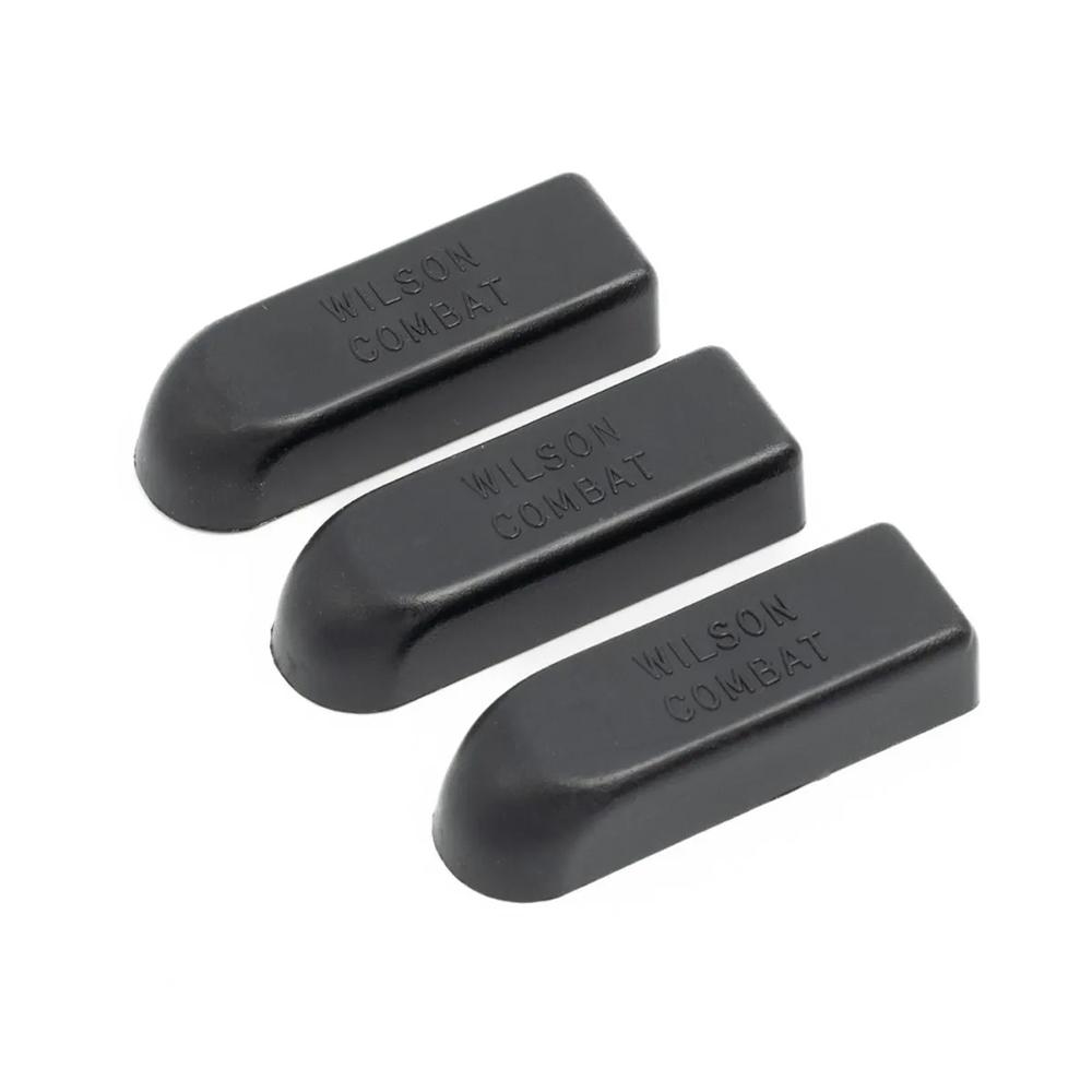 WILSON COMBAT BASE PAD, STANDARD (.360), GLUE-ON, BLACK, 3-PK