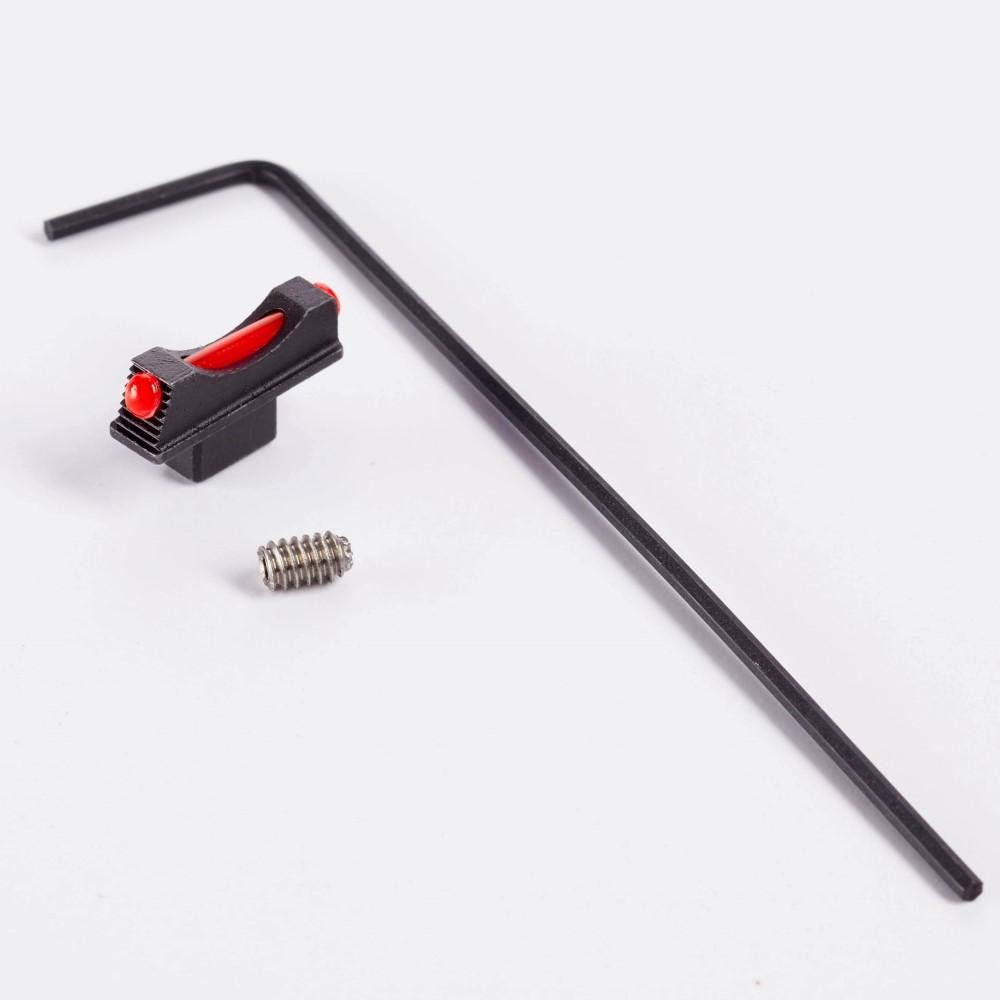 Colt Python/Anaconda Front Snag-Free Red Fiber Optic .180in