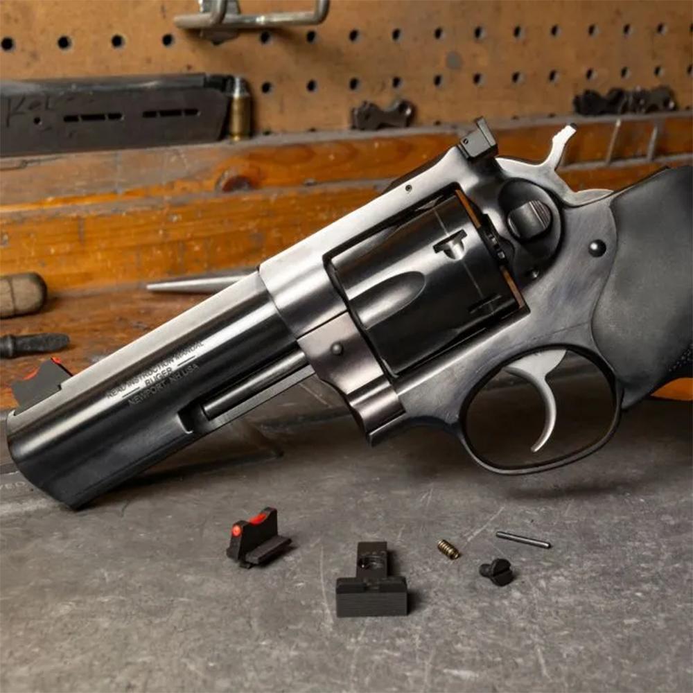 Wilson Combat FRONT SIGHT RUGER GP100 SNAG FREE RED FIBER OPTIC .275