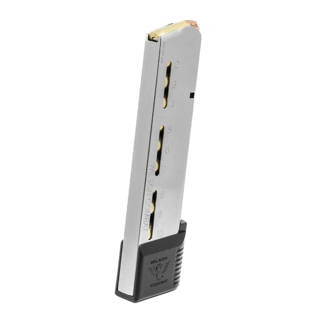 Wilson Combat MAG 1911 ELITE TACTICAL .45 ACP 10 RD  POLY EXT BASE PAD