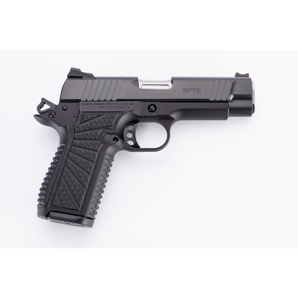 SFT9 Compact 4.25in TRAK Pattern Black DLC 9mm 15rd Mags