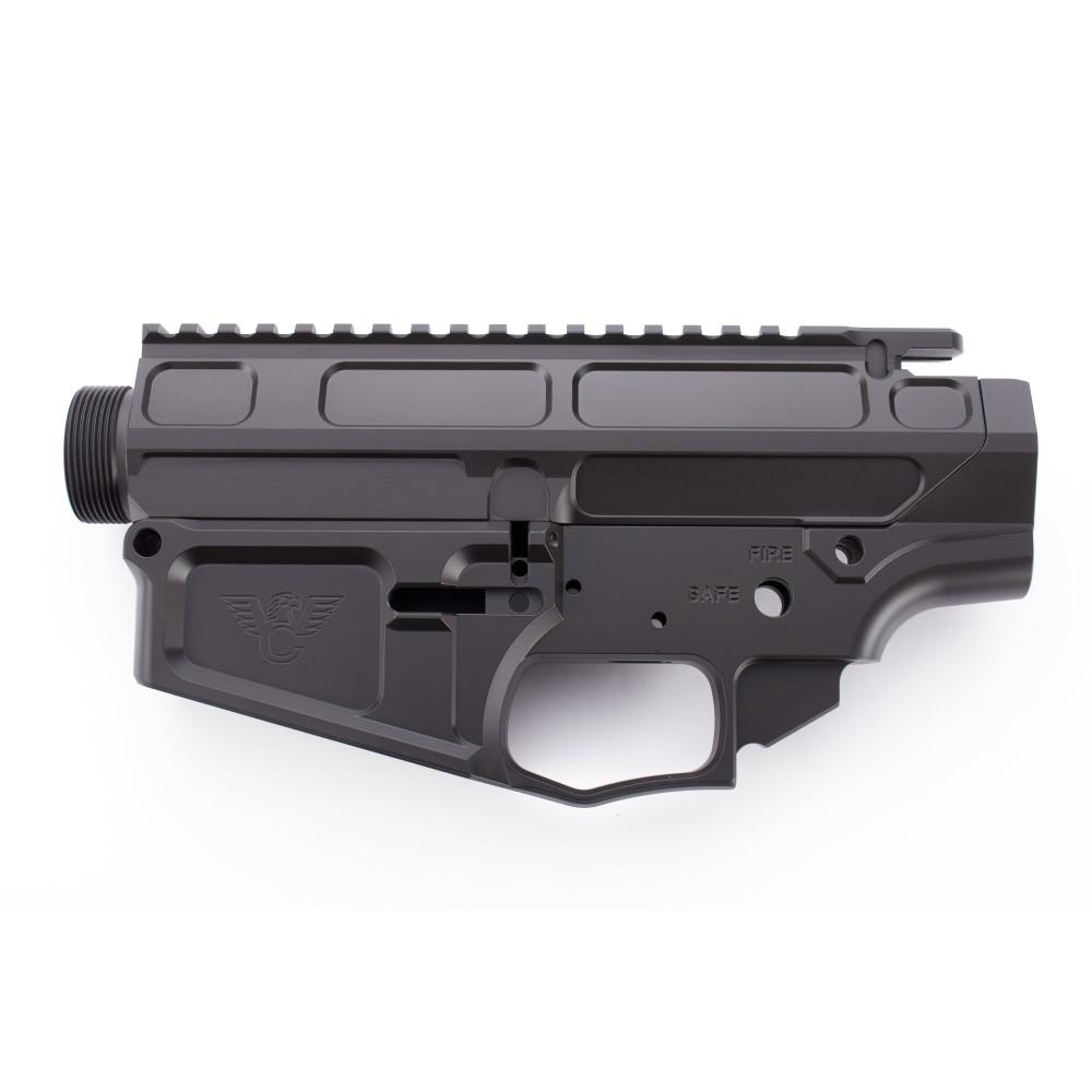 AR10 Receiver Set Lower/Upper Matched Set Billet w/ Lightweight Upper