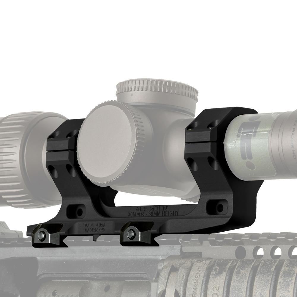 Reptilia AUS 30mm Optic Mount 1.54'' Height - Black