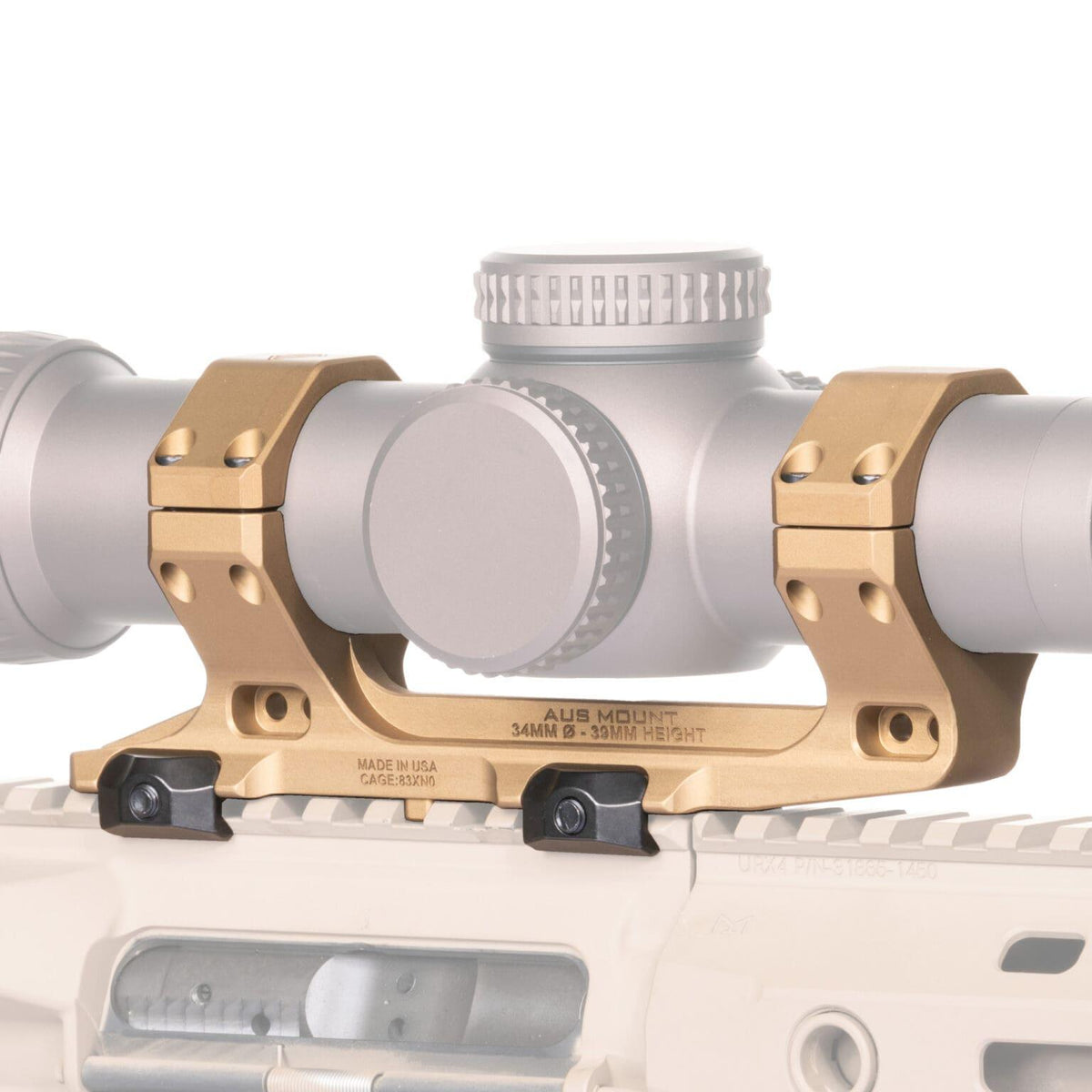 Reptilia AUS 34mm Optic Mount 1.54'' Height - FDE Anodized