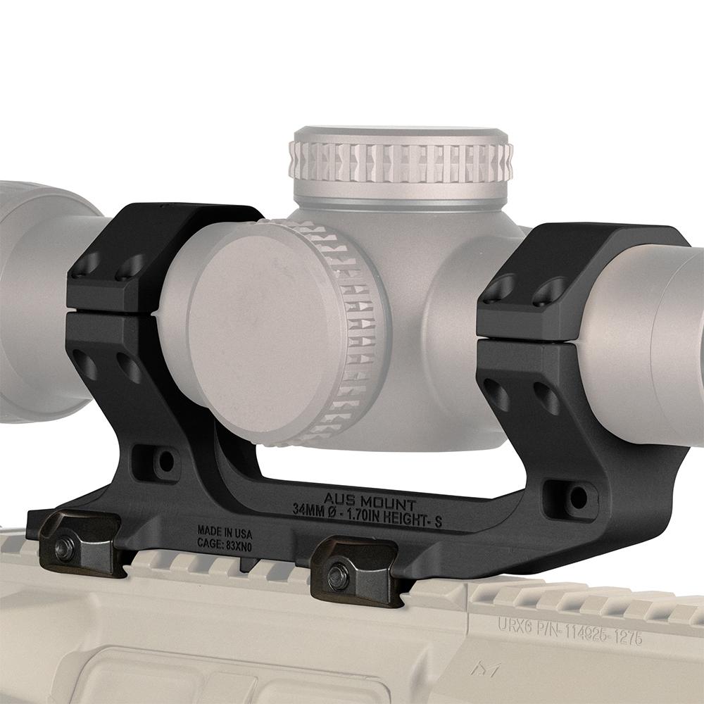 Reptilia AUS 34mm Optic Mount 1.70'' Height - Black