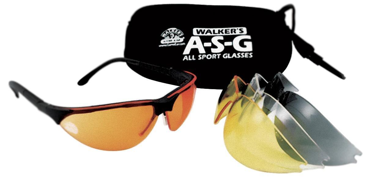 WALKER'S GAME EAR SHOOTING GLASS W/INTERCHANG LENS